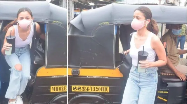 অটো করে কোথায় চললেন আলিয়া? দেখুন ভিডিও