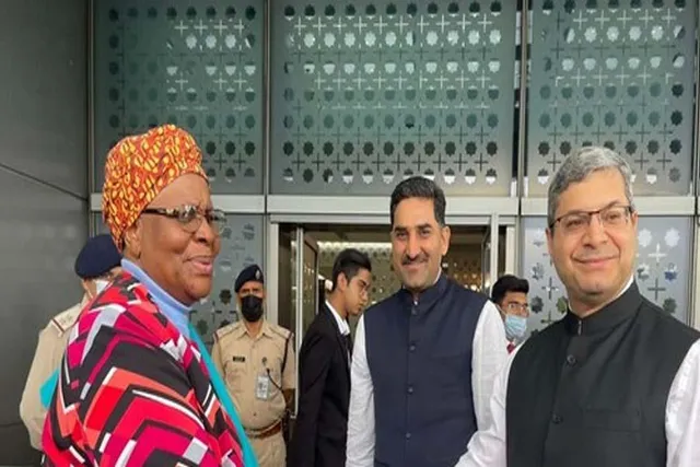 ভারতে এলেন নামিবিয়ার উপ-প্রধানমন্ত্রী