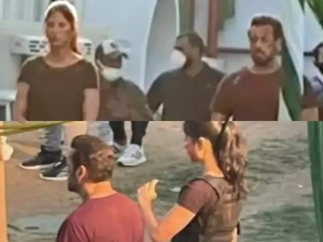 দিল্লির রাস্তায় দেখা মিলল সালমান ক্যাটরিনার