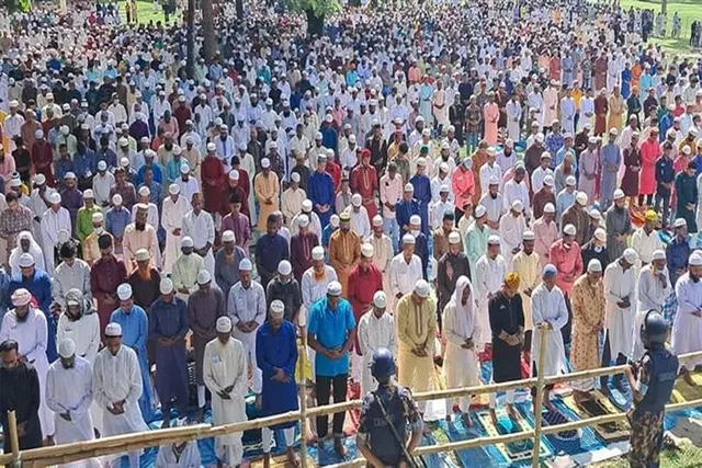 বাংলাদেশে পবিত্র ঈদুল আজহা উদযাপন হচ্ছে