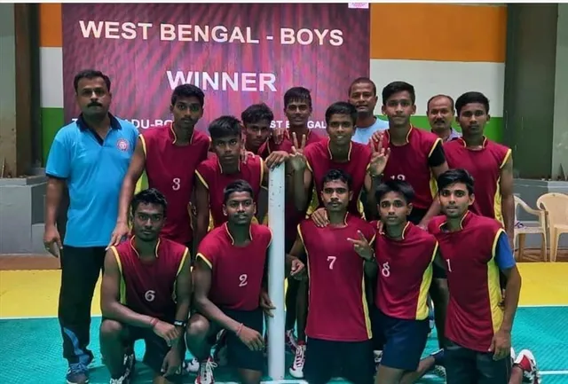 খো খো প্রতিযোগিতায় তৃতীয় স্থানে বাংলা