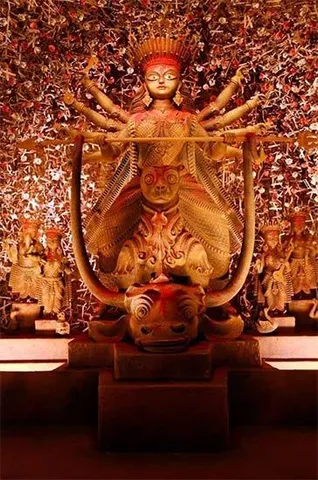 তিনশো কোটির পুজো বরিশা সার্বজনীনে