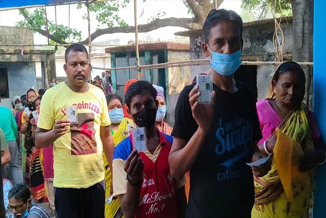 ২ ঘন্টা পর ভোট গ্রহণ শুরু