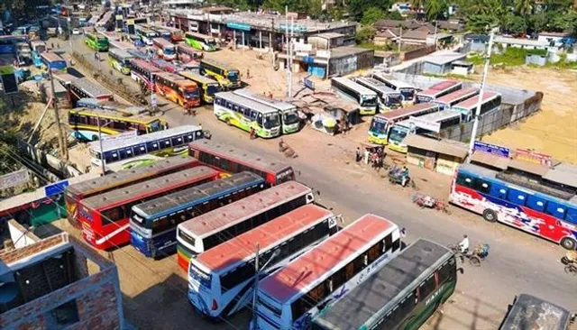 সিলেটে সব ধরনের গণপরিবহন বন্ধ