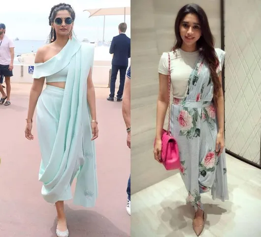 এইভাবে শাড়ি ট্রাই করে দেখতেই পারেন !