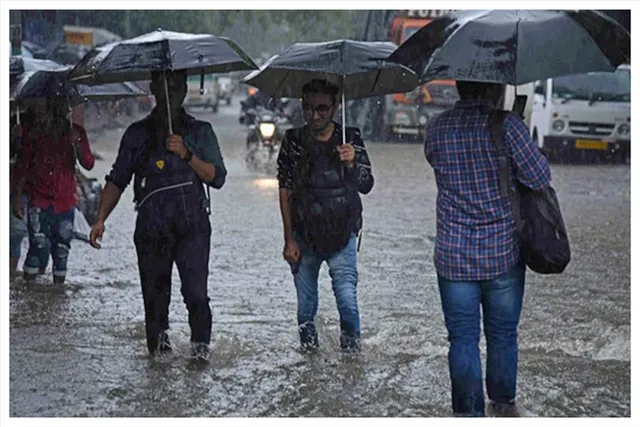 হলুদ সতর্কতা জারি মহারাষ্ট্রে