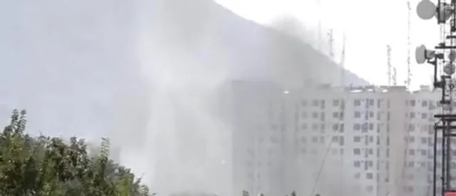 কাবুল বিস্ফোরণঃআকাশ জুড়ে কালো ধোঁয়া,ভাইরাল ভিডিও