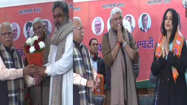 বিজেপিতে যোগ দিলেন মাহি গিল ও হবি ধালিওয়াল