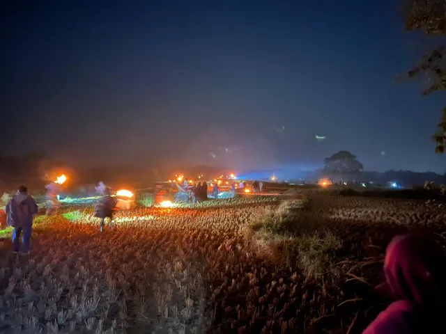 ১০০টি হাতির পালের তাণ্ডবে নাজেহাল অবস্থা খড়্গপুর গ্রামীণ এলাকার মানুষজনের