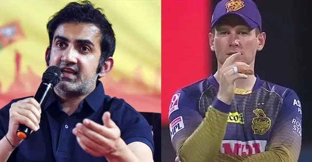 প্লে অফে নামার আগেই মর্গ্যানকে একহাত গম্ভীরের