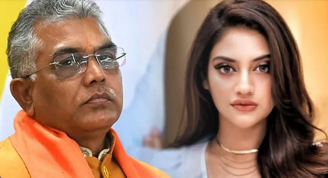 ‘স্কুলে ফিরে গিয়ে ক্লাস করুন’, কড়া ভাষায় দিলীপ ঘোষকে আক্রমণ নুসরতের