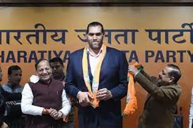 বিজেপিতে যোগদান করলেন দ্য গ্রেট খালি