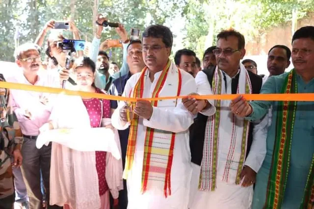 এক হাজার মেট্রিকটন বিশিষ্ট ধান গোদামের দ্বারোদঘাটনে মুখ্যমন্ত্রী মানিক সাহা