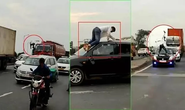 মদ্যপ যুবকের তান্ডবে বন্ধ হল জাতীয় সড়ক