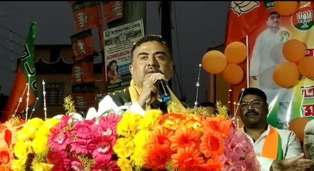 নতুনহাটে বিজেপি প্রার্থীদের সমর্থনে পথসভায় বিরোধী দলনেতা শুভেন্দু অধিকারী