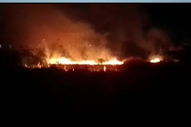 মুর্শিদাবাদে দাবানল