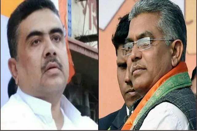 বিজেপির মিছিলে ধুন্ধুমার, গ্রেফতার শুভেন্দু, দিলীপ