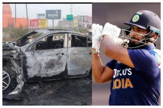 দাউদাউ করে জ্বলছে গাড়ি, মাটিতে পড়ে পন্থ! দেখুন রোমহর্ষক ভিডিও