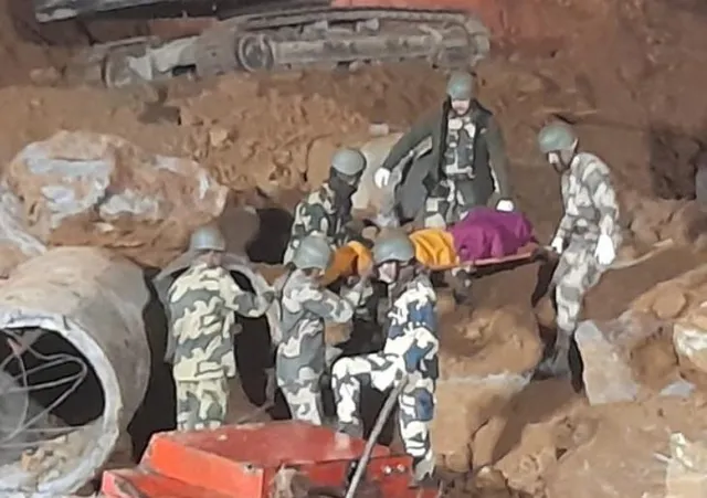 মিজোরামের পাথর খাদানের ধ্বংসাবশেষ থেকে ১১টি মৃতদেহ উদ্ধার