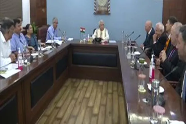 ইসরায়েলের প্রতিনিধি দলের সঙ্গে বিশেষ বৈঠকে হরিয়ানার মুখ্যমন্ত্রী