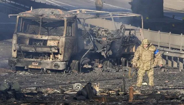 খারকিভে পুলিশ বিভাগেও হামলা