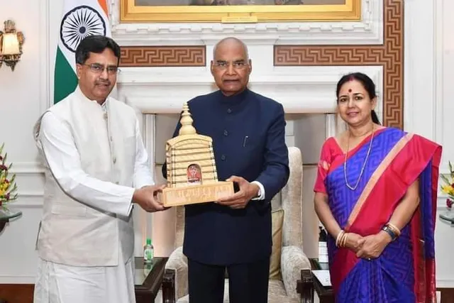 রাষ্ট্রপতি রাম নাথ কোবিন্দের সঙ্গে সাক্ষাত করলেন ত্রিপুরার মুখ্যমন্ত্রী