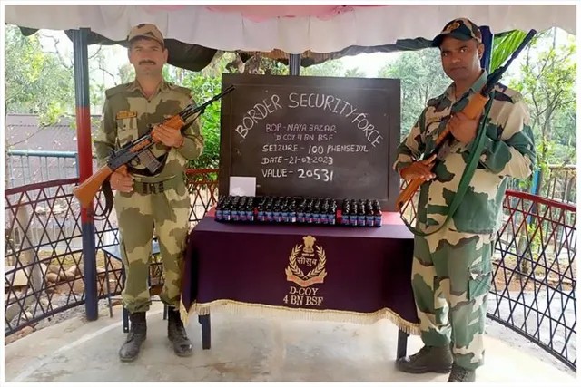 গরু পাচার ও মাদক পাচার ব্যর্থ করল বিএসএফ