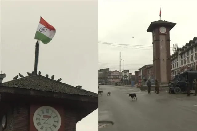 জম্মু-কাশ্মীরে সগৌরবে উড়ছে ভারতের জাতীয় পতাকা