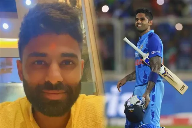 নববর্ষে সিদ্ধিবিনায়ক মন্দিরে গেলেন সূর্যকুমার যাদব