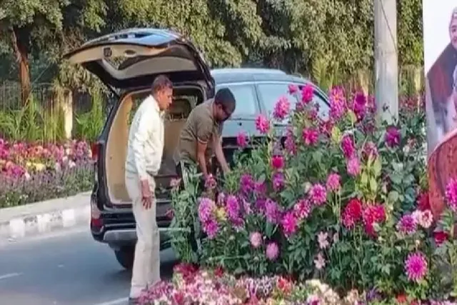 জি-২০ অনুষ্ঠানের জন্য সাজানো ফুলের টব চুরির ভিডিও ভাইরাল, ব্যবস্থা নেওয়া হবে বলে জানালো কর্তৃপক্ষ