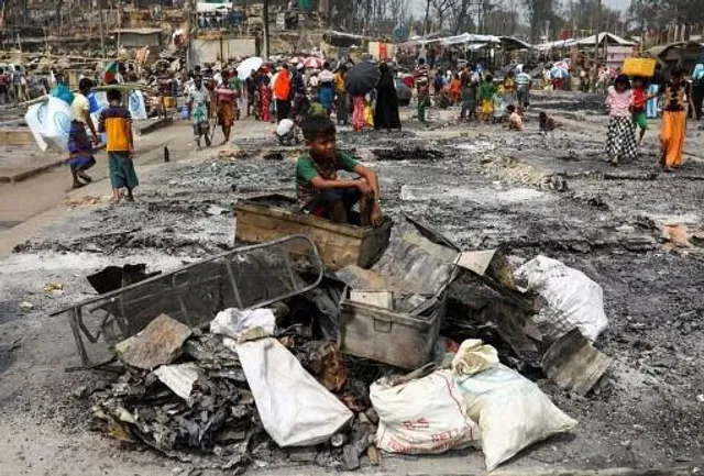রোহিঙ্গা ক্যাম্পে অগ্নিকাণ্ড 'পরিকল্পিত নাশকতা' : তদন্ত কমিটি