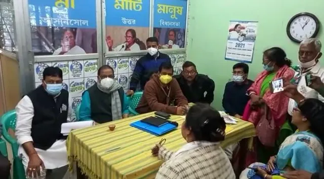 আসানসোল নির্বাচন নিয়ে বৈঠকে মন্ত্রী মলয় ঘটক