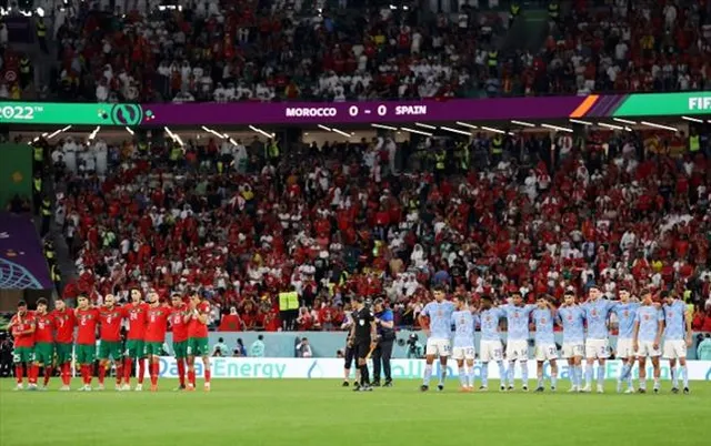 ইয়াসিনের গ্লাভসে মরক্কোর ইতিহাস, টাইব্রেকারে হেরে স্পেনের বিদায়