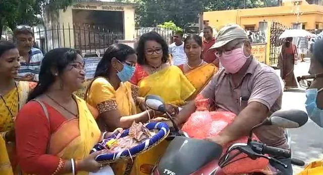 মহিলা বিজেপির উদ্যোগে রাখি উৎসব পালন