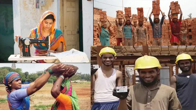 অসংগঠিত শ্রমিকদের সরকারি প্রকল্পের আওতায় আনছে ই-শ্রম কার্ড