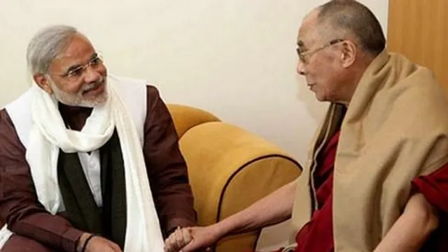 নরেন্দ্র মোদীকে জন্মদিনের শুভেচ্ছা দলাই লামার