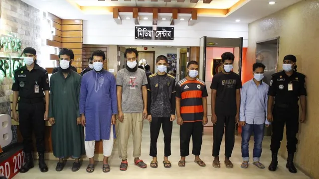 জঙ্গি সম্পৃক্ততার অভিযোগে ৭ জনকে গ্রেফতার করেছে  ব়্যাব