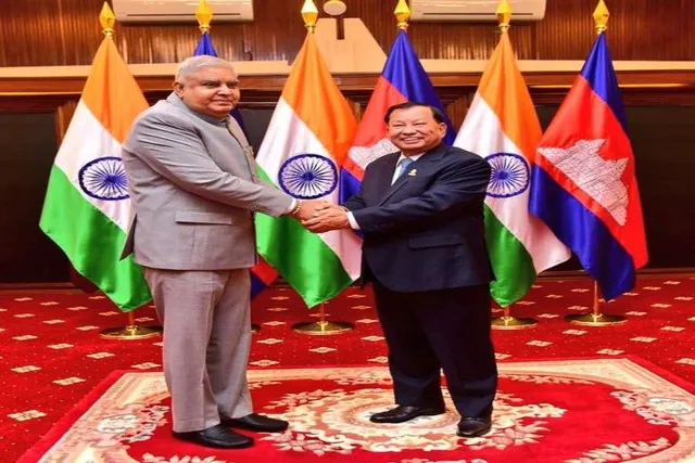 সামদেচ সিনেটের সভাপতির সঙ্গে বৈঠক করলেন ধনকর