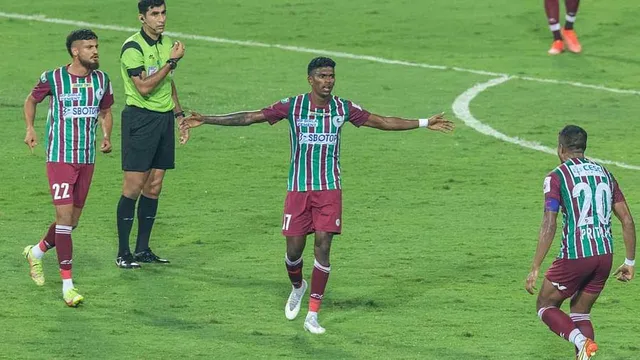 বেঙ্গালুরুকে হারিয়ে এক নম্বরের দৌড়ে মোহনবাগান