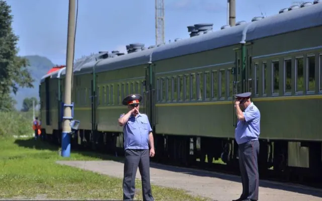 উত্তর কোরিয়া থেকে রাশিয়ায় ট্রেন প্রবেশের দাবি