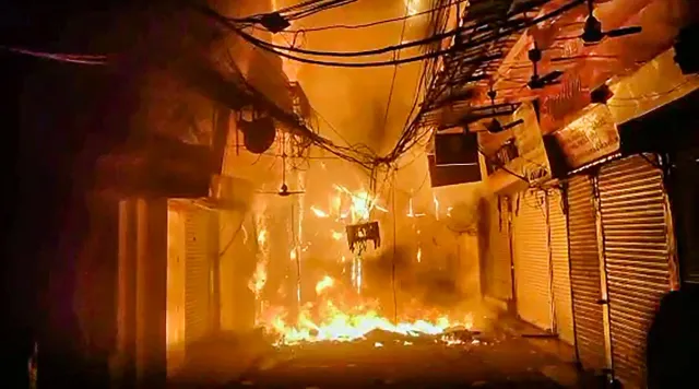 Fire Breaks Out in Chandni Chowk