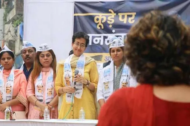 MCD Election: Aam Aadmi Party AAP has once again targeted BJP