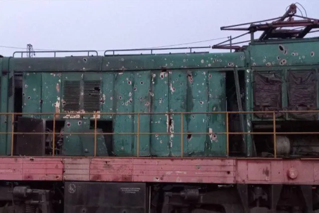 Railway station in eastern Ukraine shelled by Russian forces, rail chief says