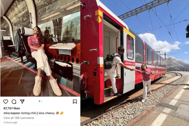 Shahid Kapoor and Mira Kapoor recreate DDLJ Scene