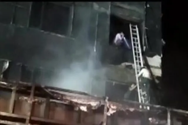 Fire in Gujarat, 27 rescued so far