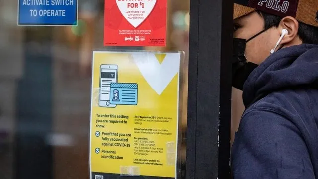 ONTARIO TO ANNOUNCE NEW COVID-19 MEASURES FOR PROOF OF VACCINATION FRIDAY