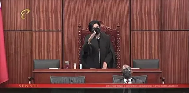 T&T INDEPENDENT SENATOR CRITICISE OPPOSITION BEHAVIOUR