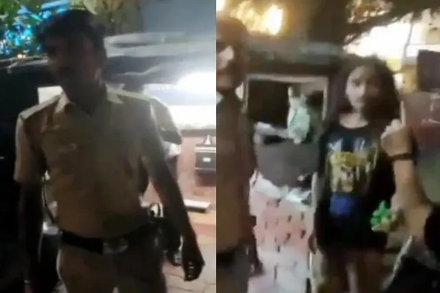 SKATEBOARDING BOY SLAPPED BY POLICEMAN IN DELHI