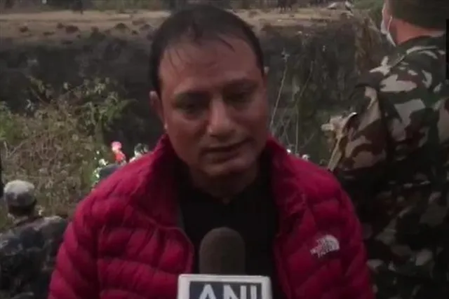 What did the eyewitnesses of the Nepal plane crash say?