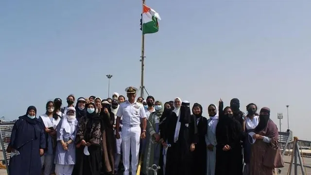 There are four ships of the squadron on the tour of Saudi Arabia